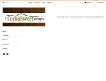 Tablet Screenshot of cocoasweetapparel.com